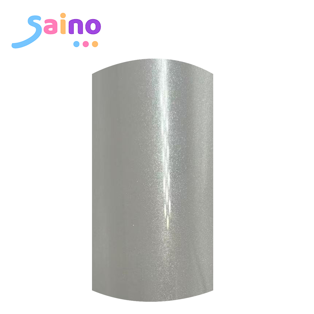 sparkling silver PET high gloss film