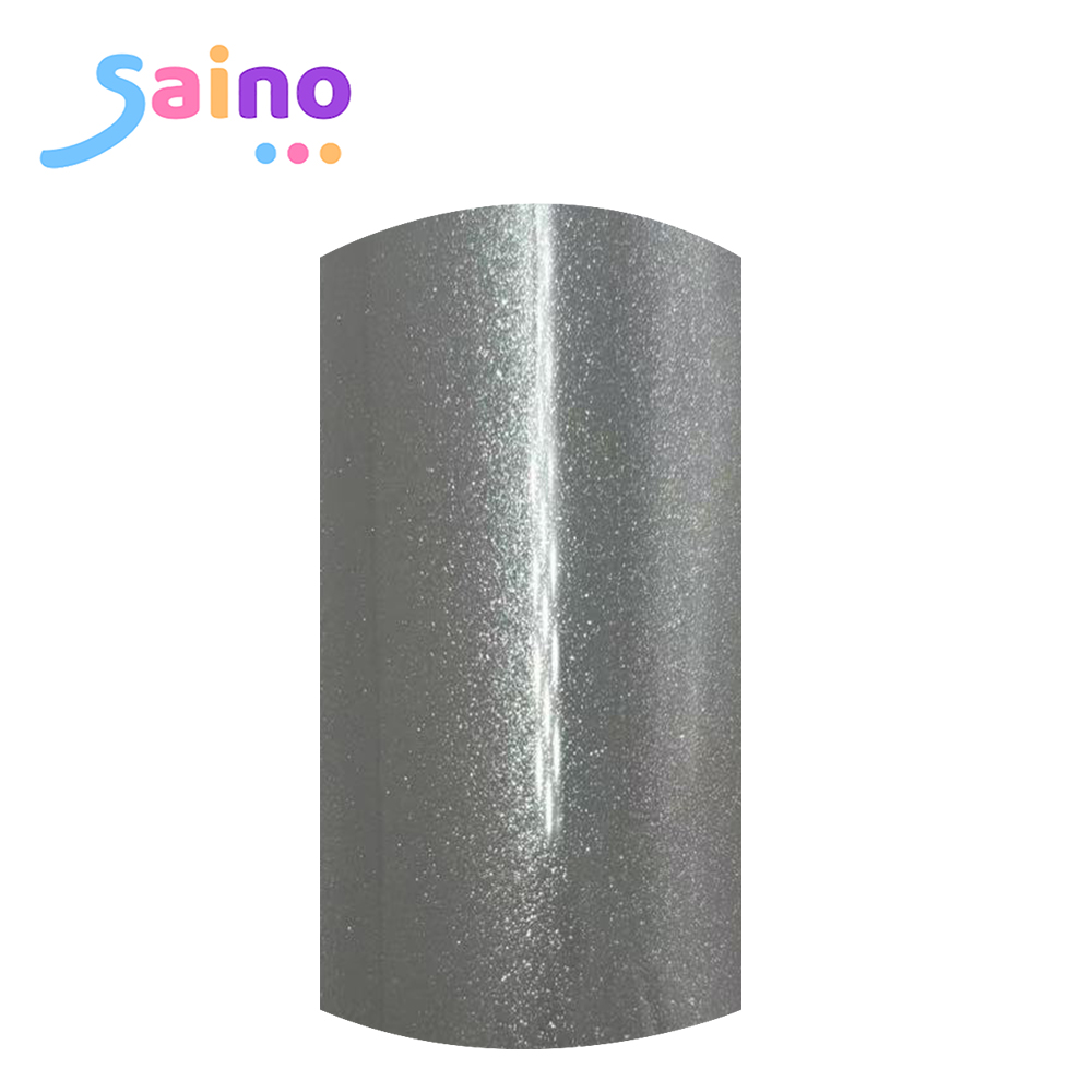 sparkling silver PET high gloss film