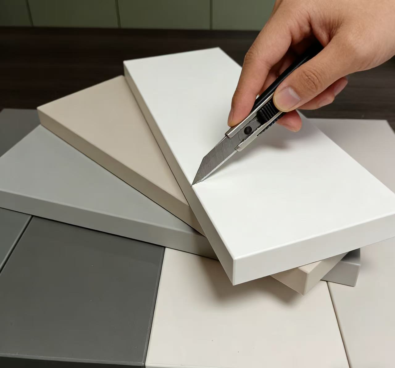 Scratch resistant solid color excimer PET film