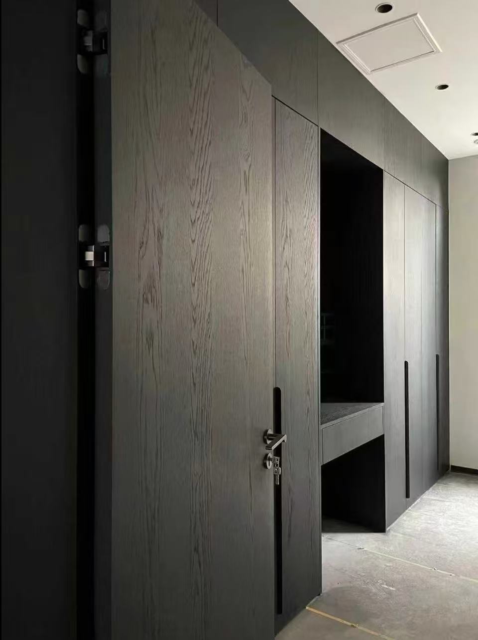 soft touch wood grain pet film