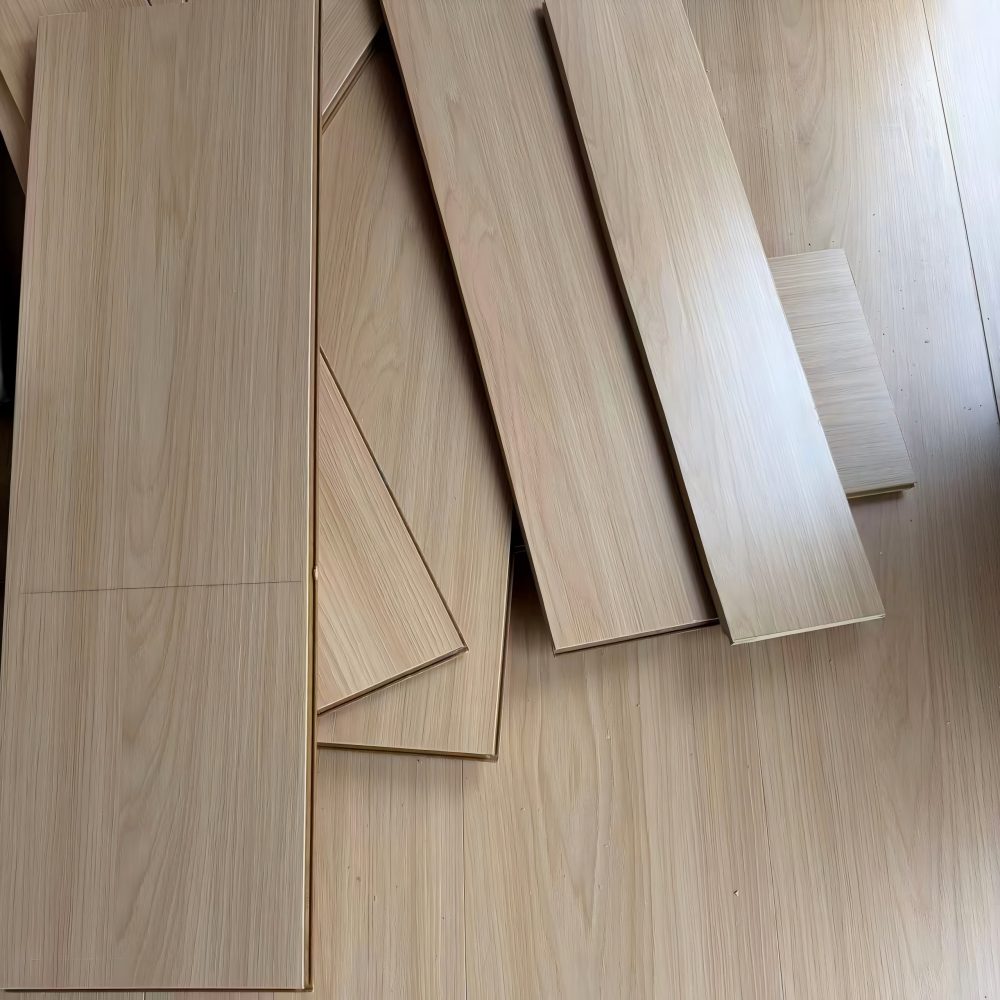 Wood grain floor film