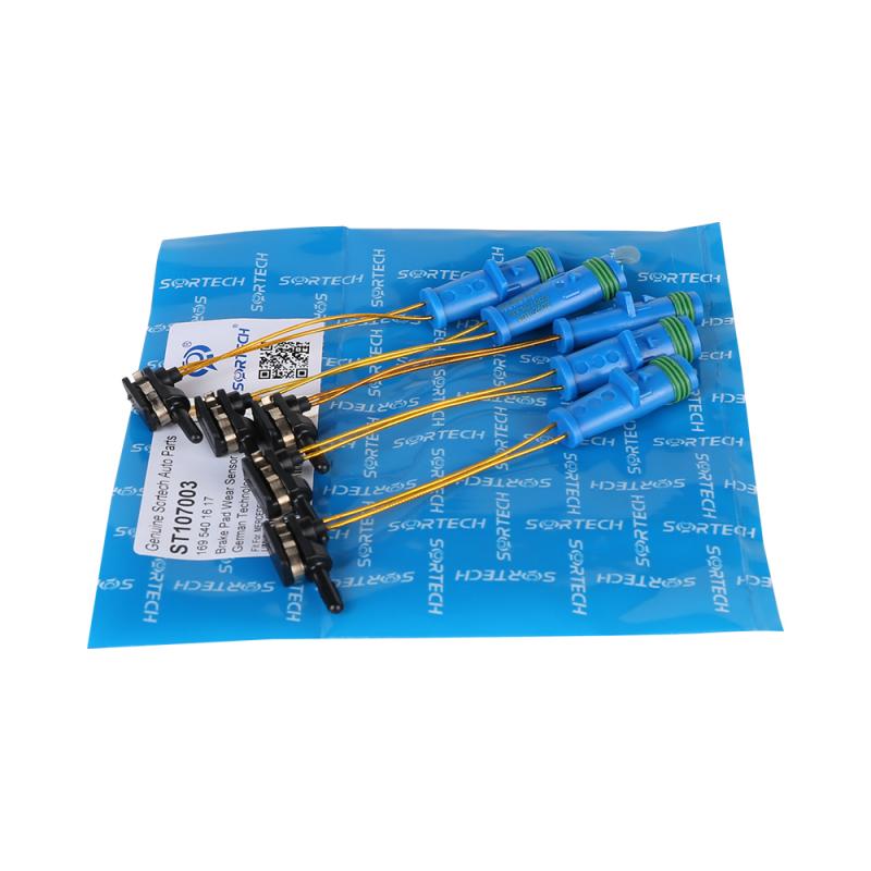 Brake pad wear indicator sensor