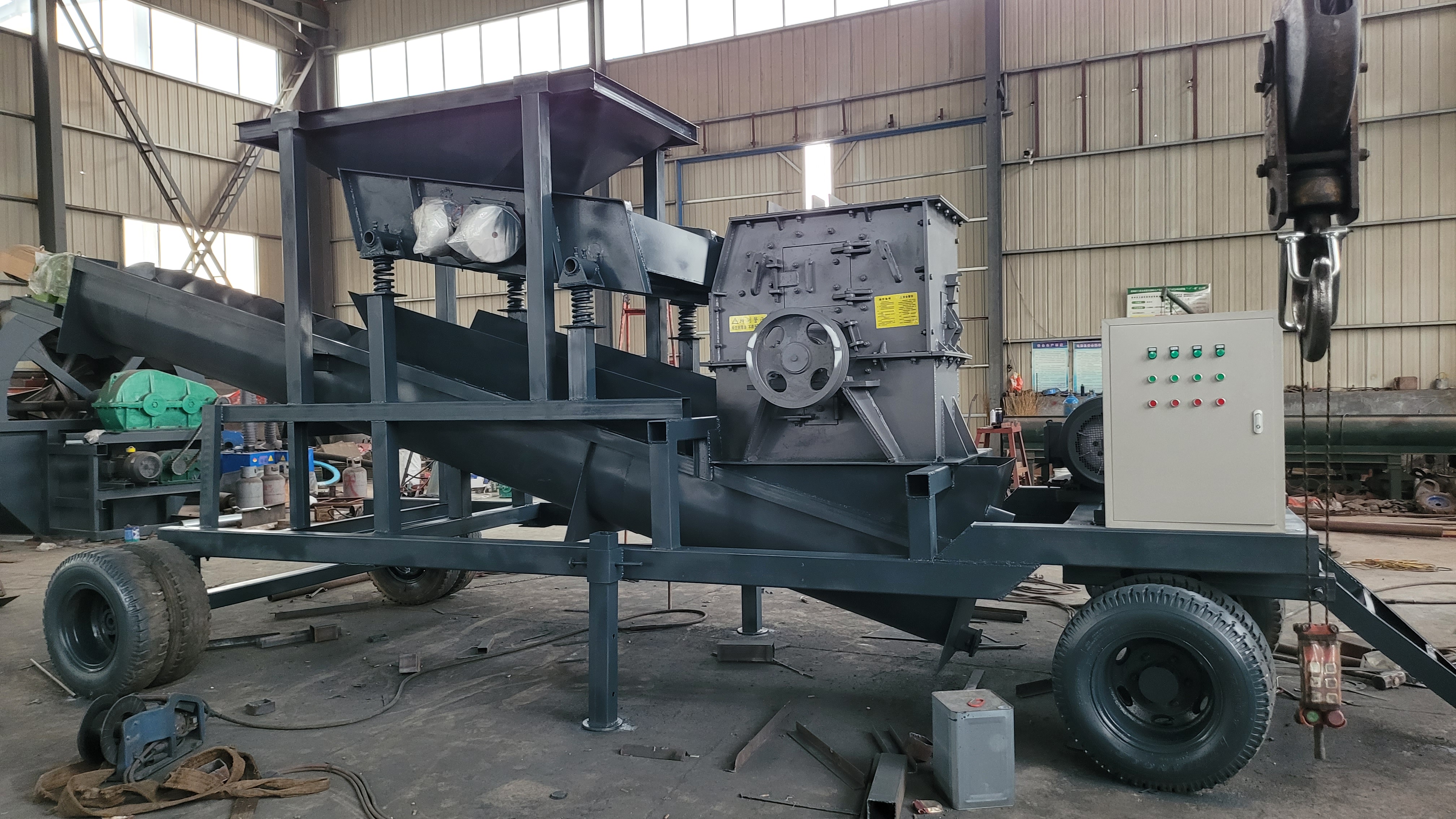 Mobile Sand Screening Machine
