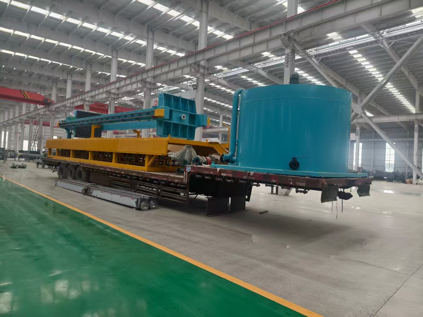 Plate And Frame Type Filter Press For Sludge Solidification