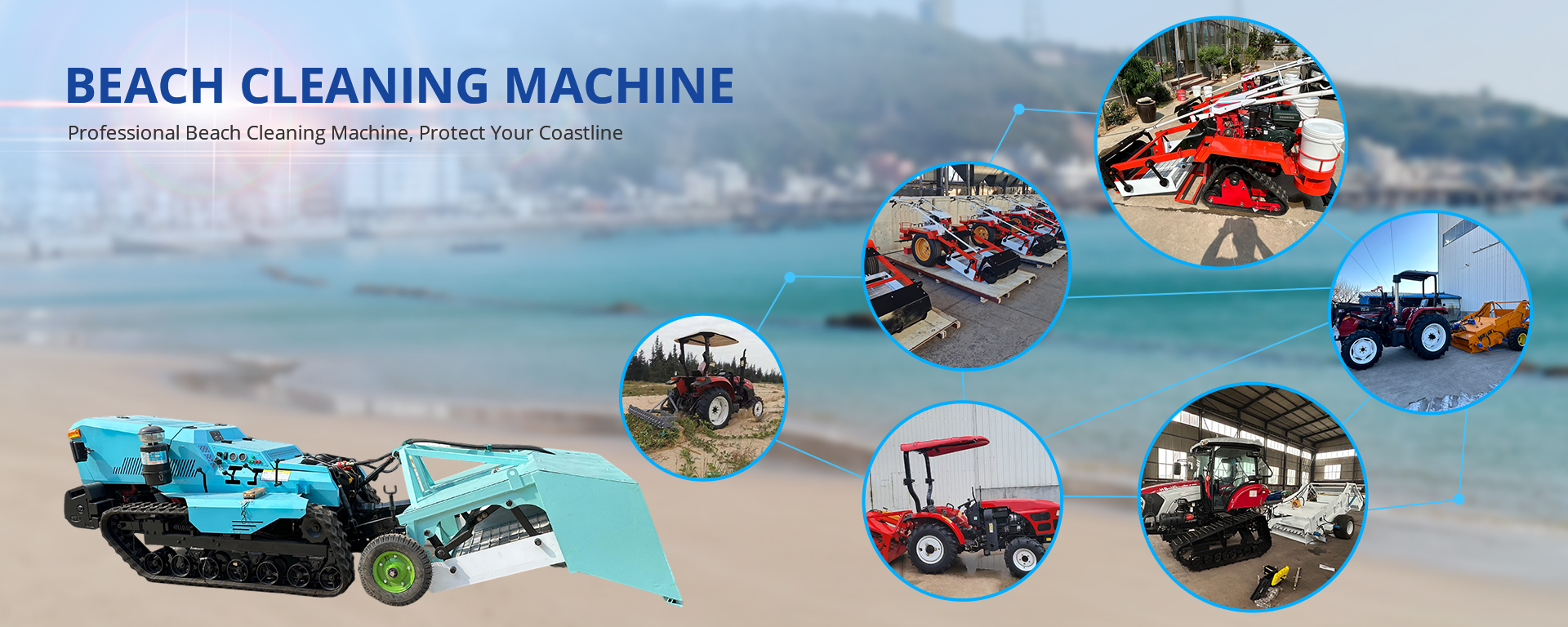 beach cleaning machine