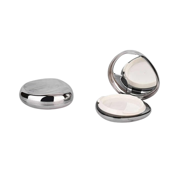 Silver Plated Spray Painted Air Cushion Powder Shell