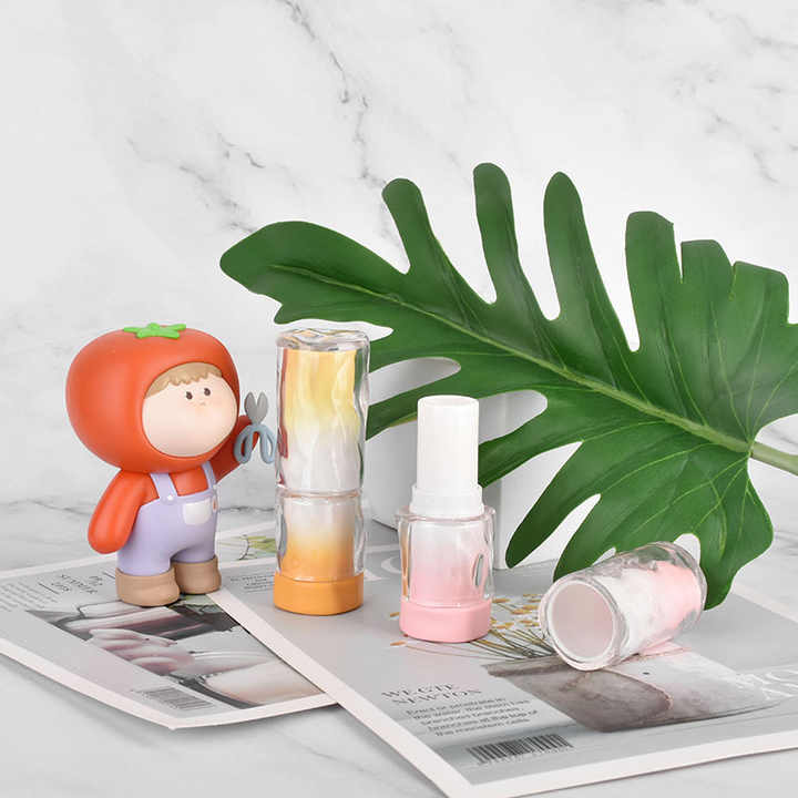 Innovative Double-Layer Lipstick Tube Circular Container With Hot Stamping
