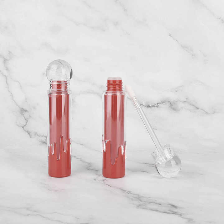 Customized 3ml Recyclable Lip Gloss Container With Hot Stamping Lip Gloss Bottle Customized 3ml Recyclable Lip Gloss Container With Hot Stamping Lip Gloss Bottle