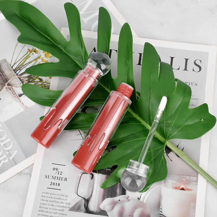 Customized 3ml Recyclable Lip Gloss Container With Hot Stamping Lip Gloss Bottle
