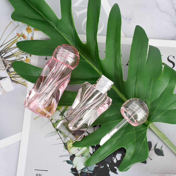 Luxury Custom Irregular Lip Gloss Tube Plastic Packaging