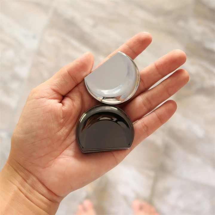 Compact Metal Tin Tape Magnetic Filling Solid Perfume Container Packaging