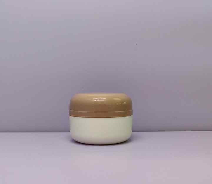 50g Double Wall Empty Milk Tank Plastic PP Hot Stamping Surface Treatment 50g Double Wall Empty Milk Tank Plastic PP Hot Stamping Surface Treatment