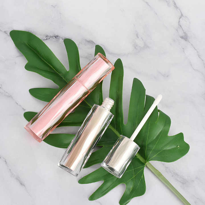 Lip Color Bottle Wavy Surface Round Lipstick With Hot Stamping