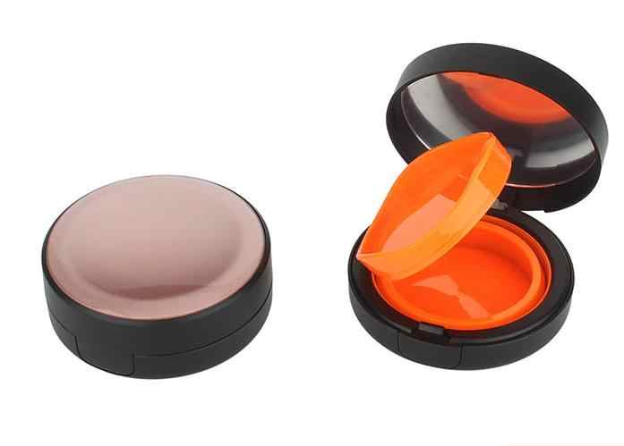Decorative Foundation Make-Up Container Empty BB Air Cushion Compact Shell With Hot Stamping Plastic Packaging