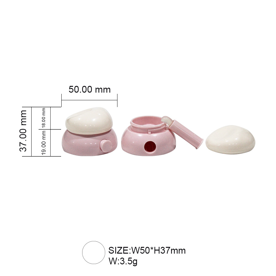 Wholesale Cute Lip Mud Container with Soft Silicone Wand – Custom Lip Mask Jar for Skincare & Cosmetics