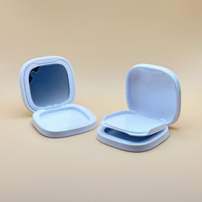 Double Layer Magnetic Compact Powder Case – Custom Makeup Packaging Manufacturer | Wholesale Magnetic Powder Box
