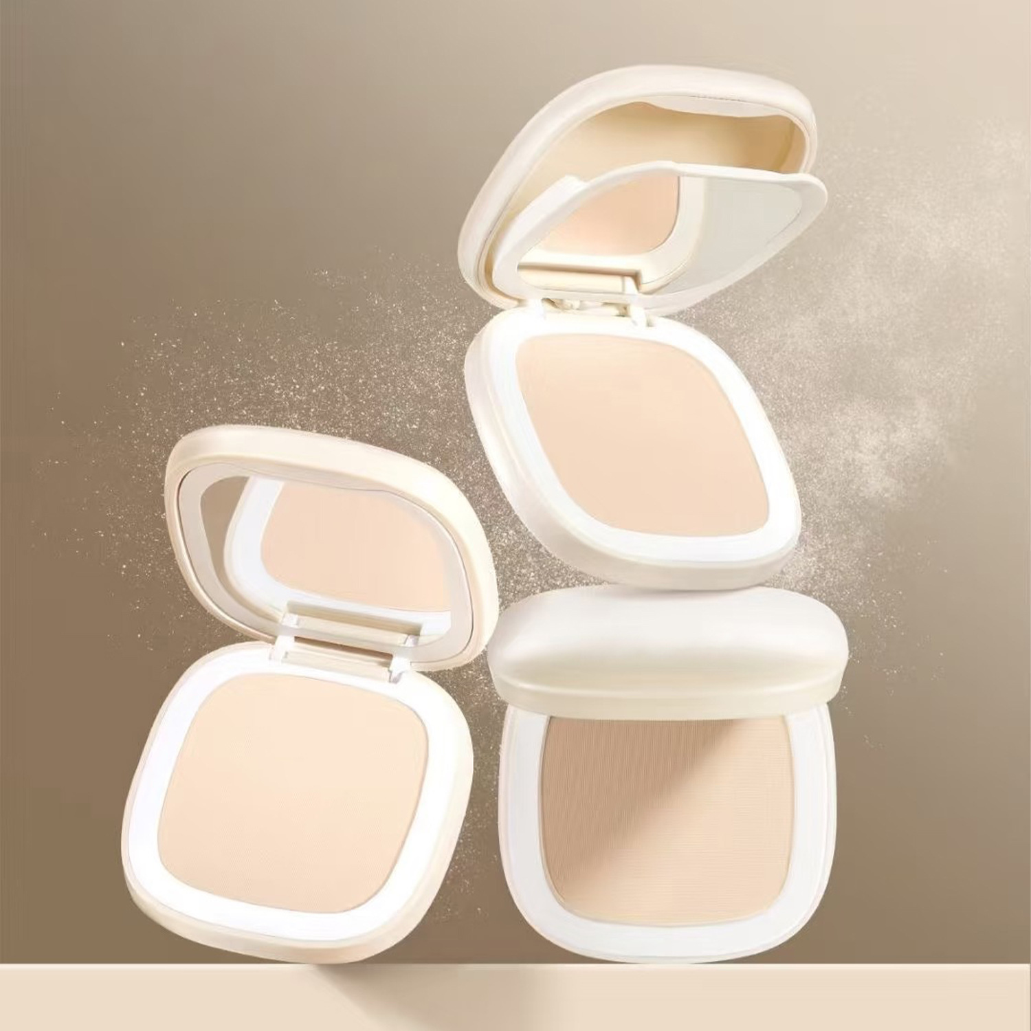 Double Layer Magnetic Compact Powder Case – Custom Makeup Packaging Manufacturer | Wholesale Magnetic Powder Box