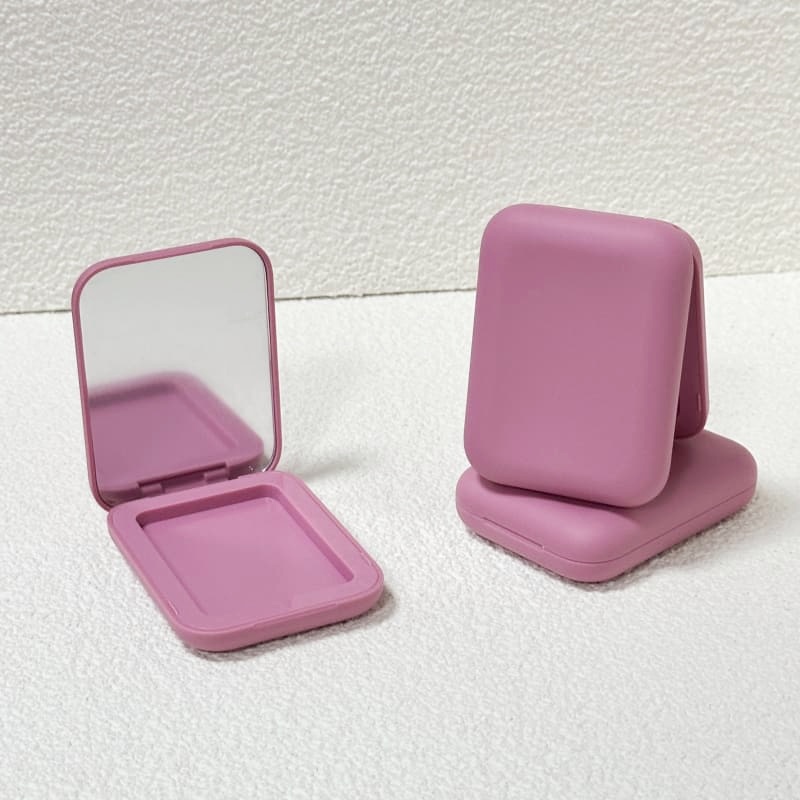 Square Compact Powder Case with Rounded Corners – Custom Makeup Packaging | Cosmetic Packaging Manufacturer China