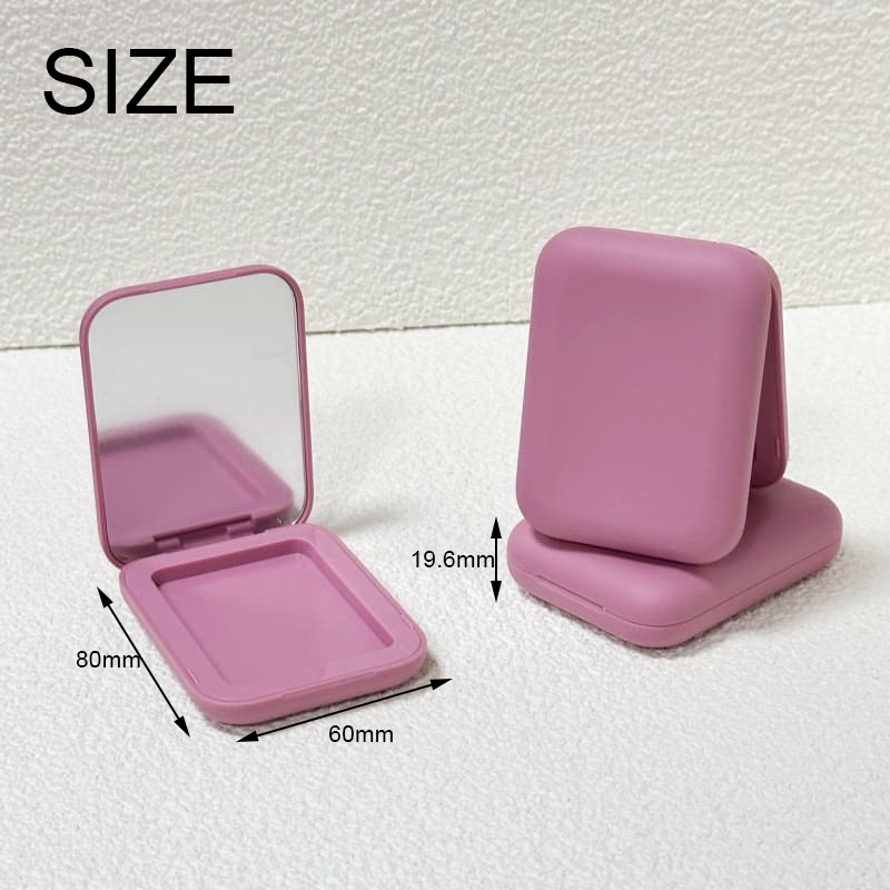 square compact powder case
