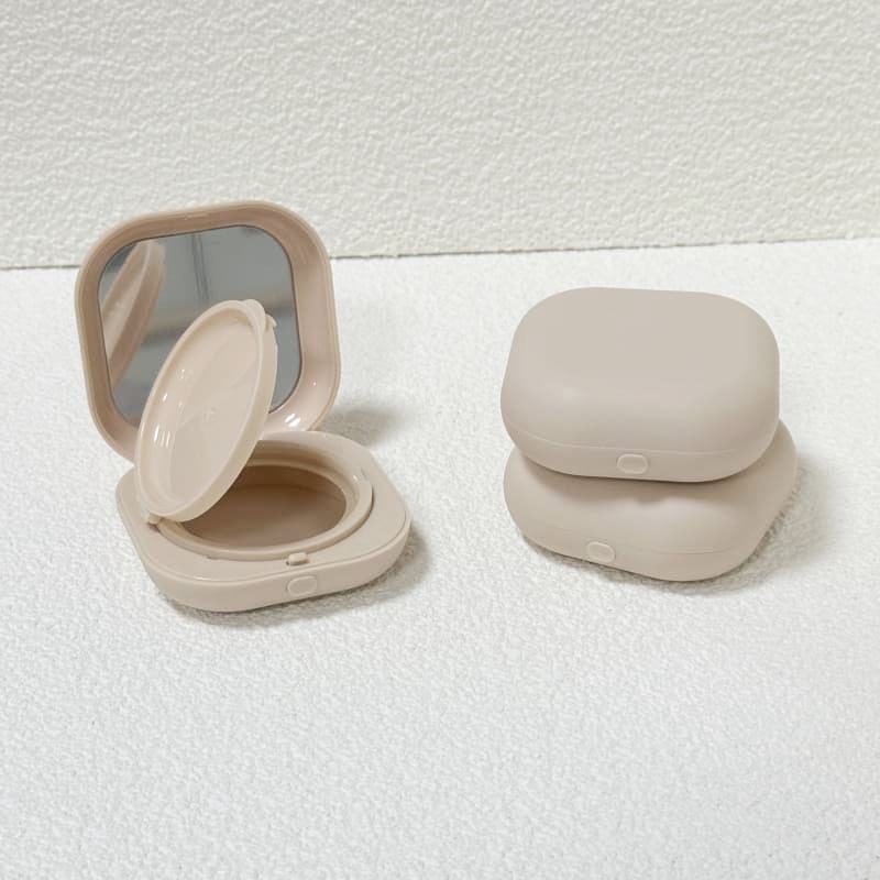 Square Cushion Compact with Rounded Corners – Custom BB Cream Case Manufacturer | Cosmetic Packaging Supplier China