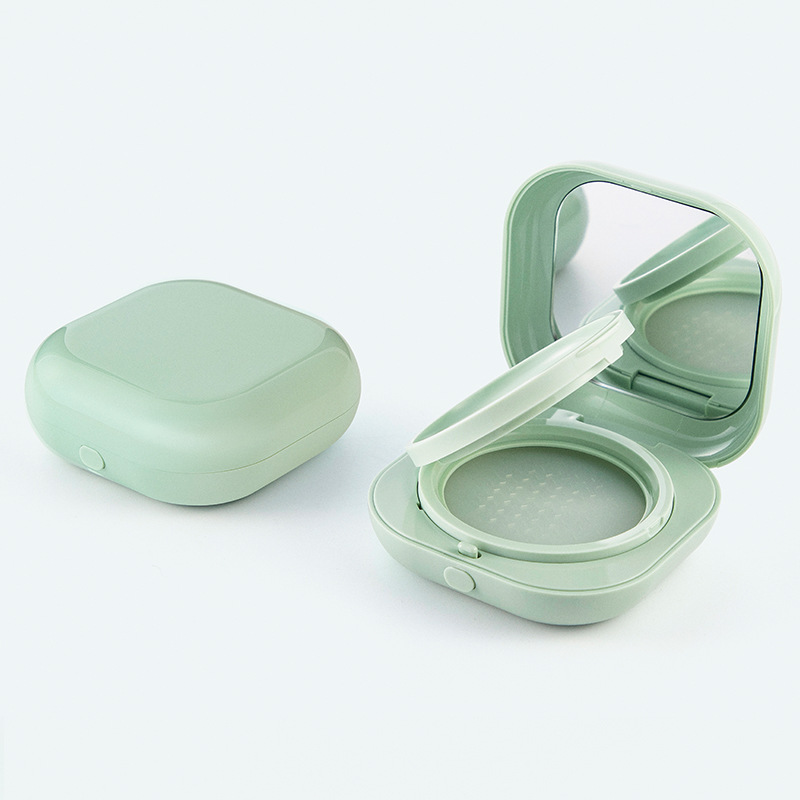 Square Cushion Compact with Rounded Corners – Custom BB Cream Case Manufacturer | Cosmetic Packaging Supplier China