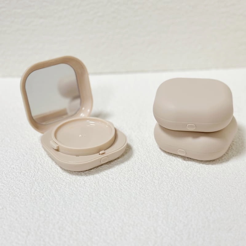 Square Cushion Compact with Rounded Corners – Custom BB Cream Case Manufacturer | Cosmetic Packaging Supplier China