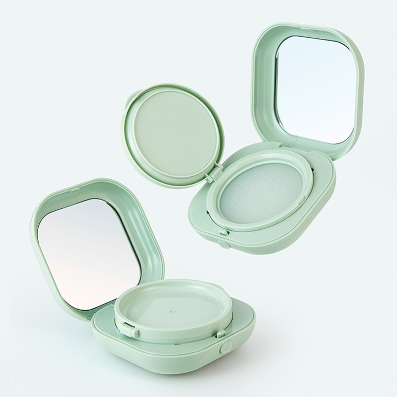 Square Cushion Compact with Rounded Corners – Custom BB Cream Case Manufacturer | Cosmetic Packaging Supplier China
