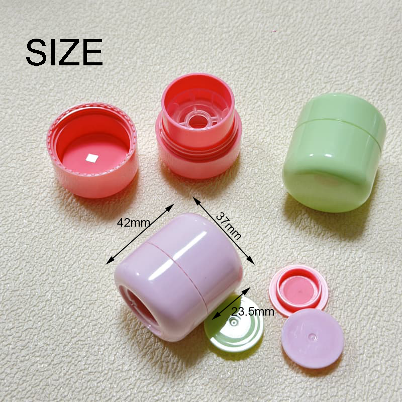 Plastic Empty Blush Stick Tube Round Twist-Up Cosmetic Stick Container for Blush, Contour, Highlighter & Balm