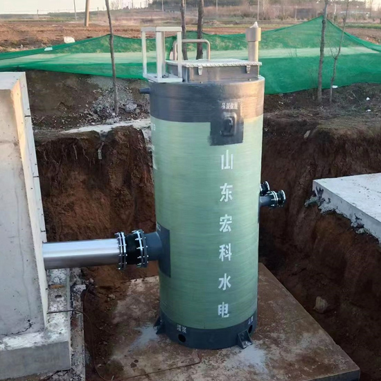 Integrated pumping station in Jimo District