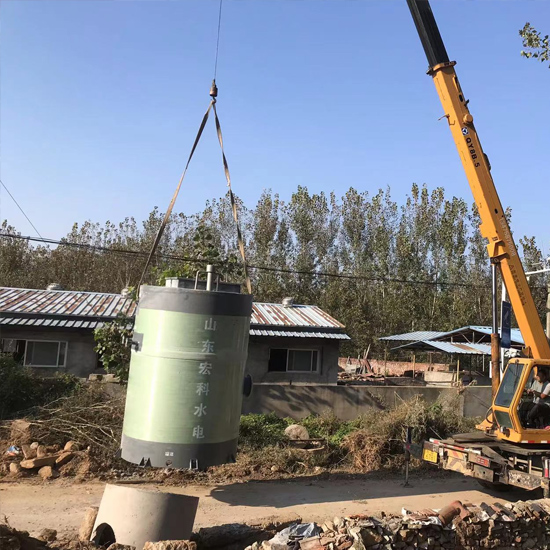 Rural sewage pumping station series project