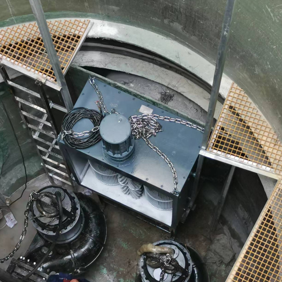 Henan super large drainage pump station