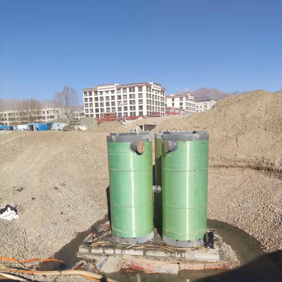 Large integrated lift pump station in Xizang
