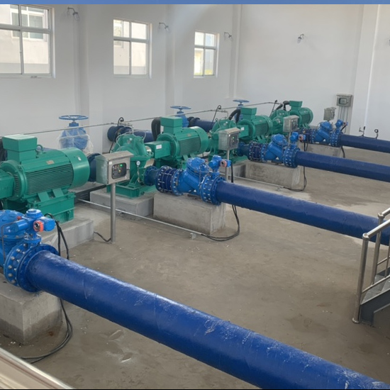 Yongwen River Wetland Water Transport Pump Station in Longkou City