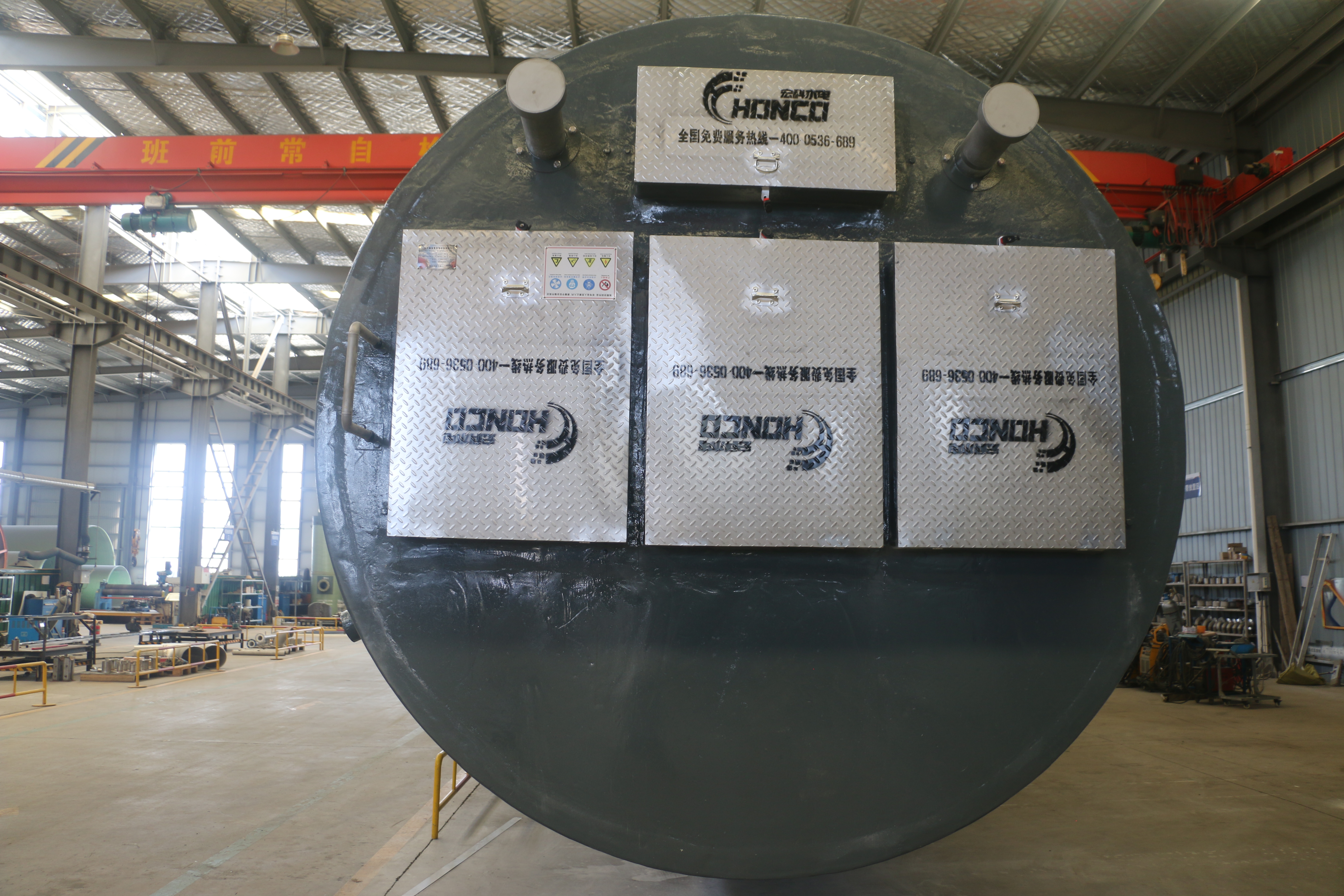 Integrated pumping station