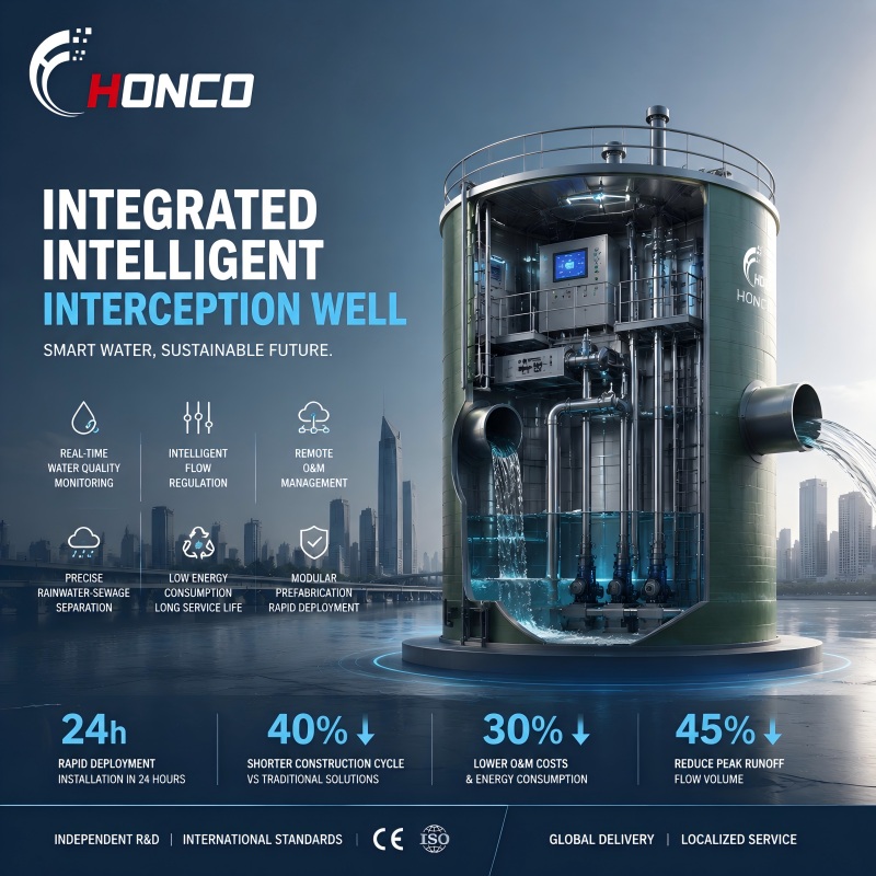 HONCO Integrated Intelligent Interception Well: An Intelligent Revolution in Urban Water Management
