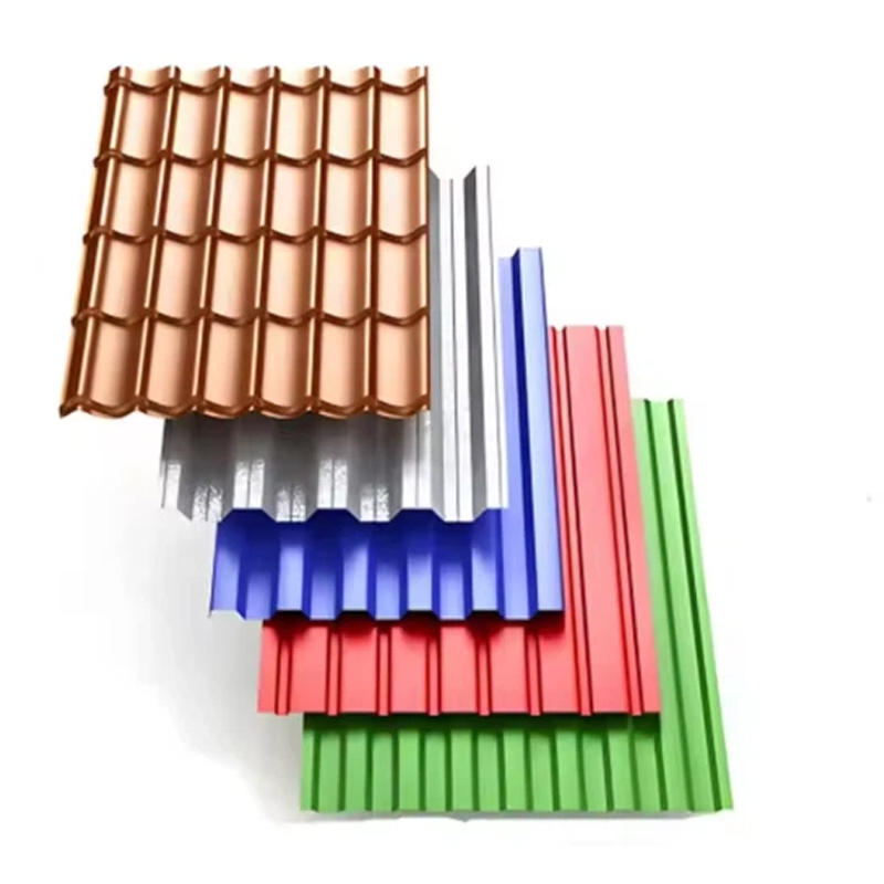 Organic coated corrugated sheeting Organic coated corrugated sheeting