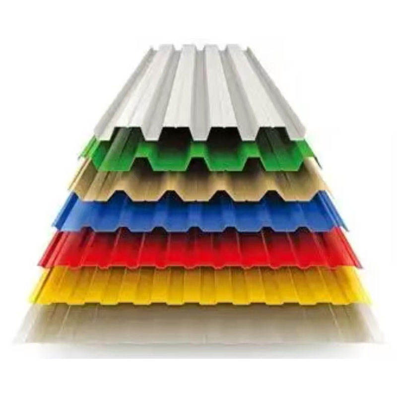 Color coated corrugated sheeting Color coated corrugated sheeting