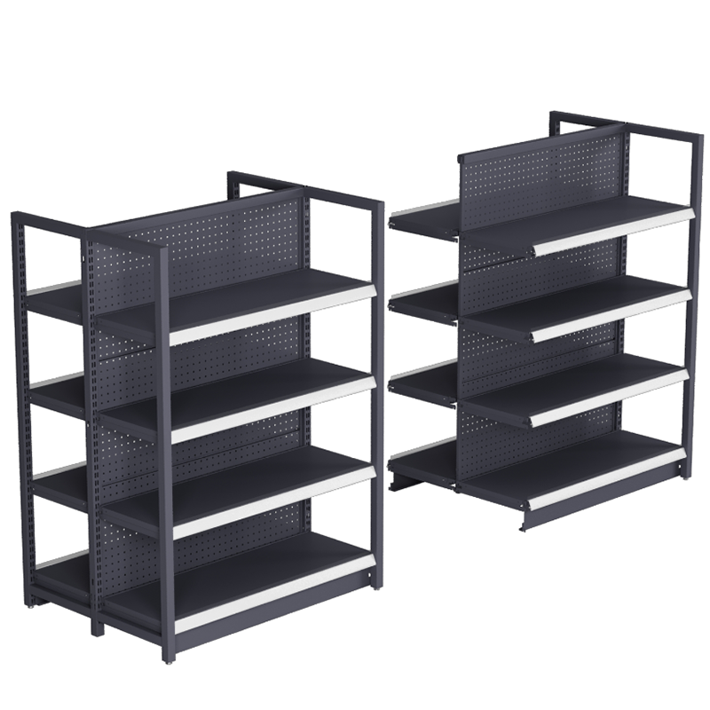 Double-sided Retail Shelves For Stores And Supermarkets