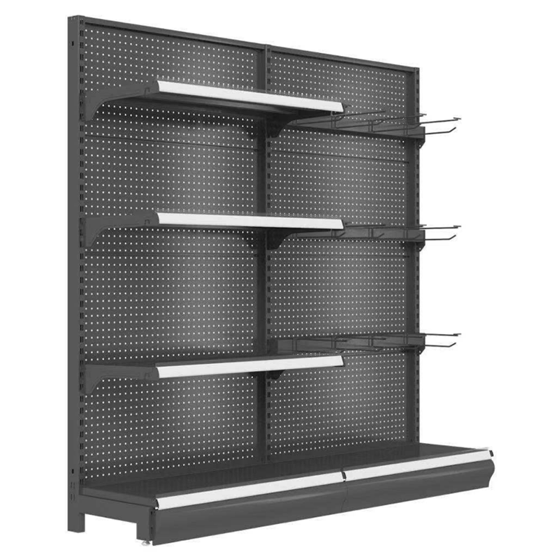 Heavy Duty Perforated Metal Shelving For Supermarkets And Specialty Stores