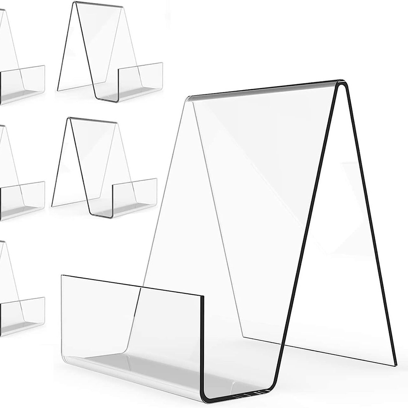 Acrylic Transparent Support Display Bookshelf