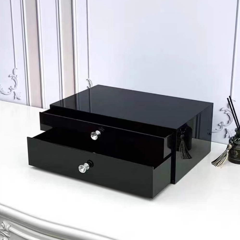 Light Luxury Acrylic Cosmetics Dustproof Multi-layer Drawer