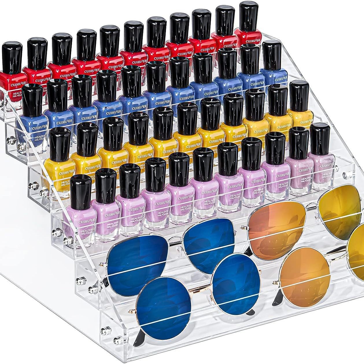 Custom Clear Acrylic Makeup Display Stand