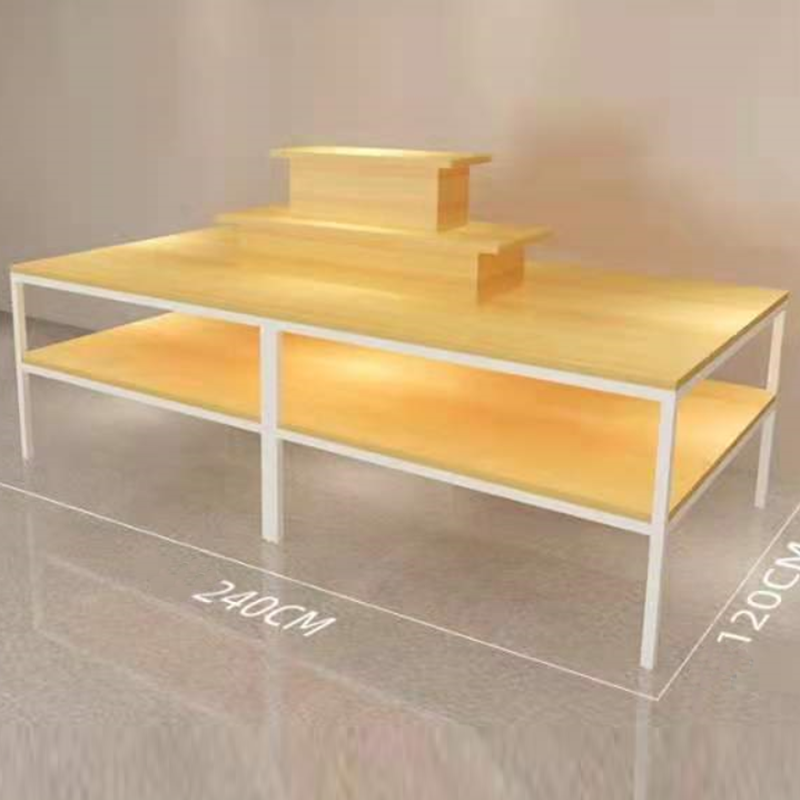 Customized 3 Tier Table Shelf For Department Stores
