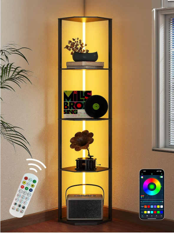 Light Up a New Space in Life: The Charm and Prospects of the Multi-Level Storage Rack with Colorful Lights