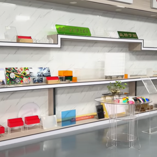 Weile Acrylic Showroom: Precision - Crafted Displays for RetailWeile’s acrylic showroom
