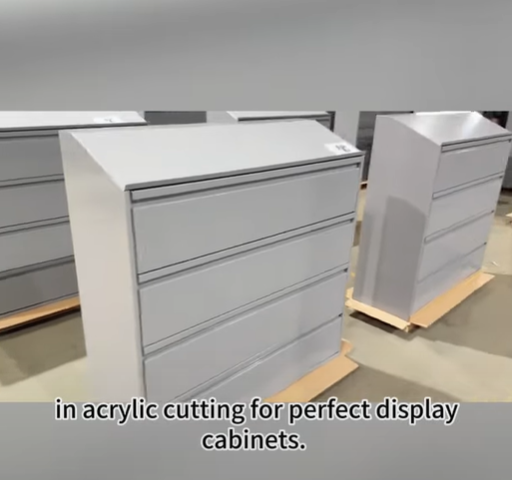Witness Weile's precision in acrylic cutting for perfect display cabinets. Contact us!