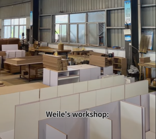 Weile’s Spacious Workshop: Your Display Cabinet Solution. Need quality display cabinet factories?