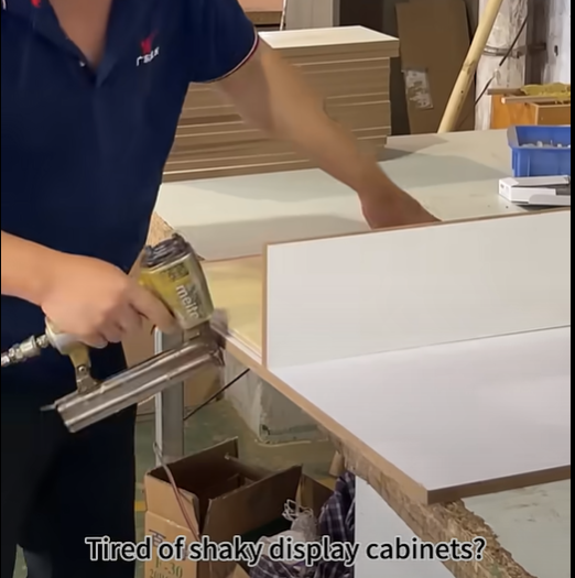 Tired of shaky display cabinets?