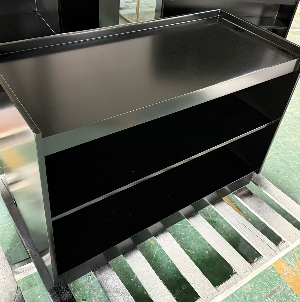 wooden storage cabinet