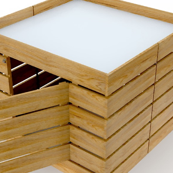 Metal Display Shelves